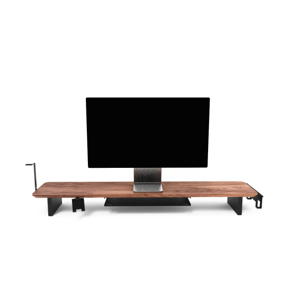 desk shelf walnut